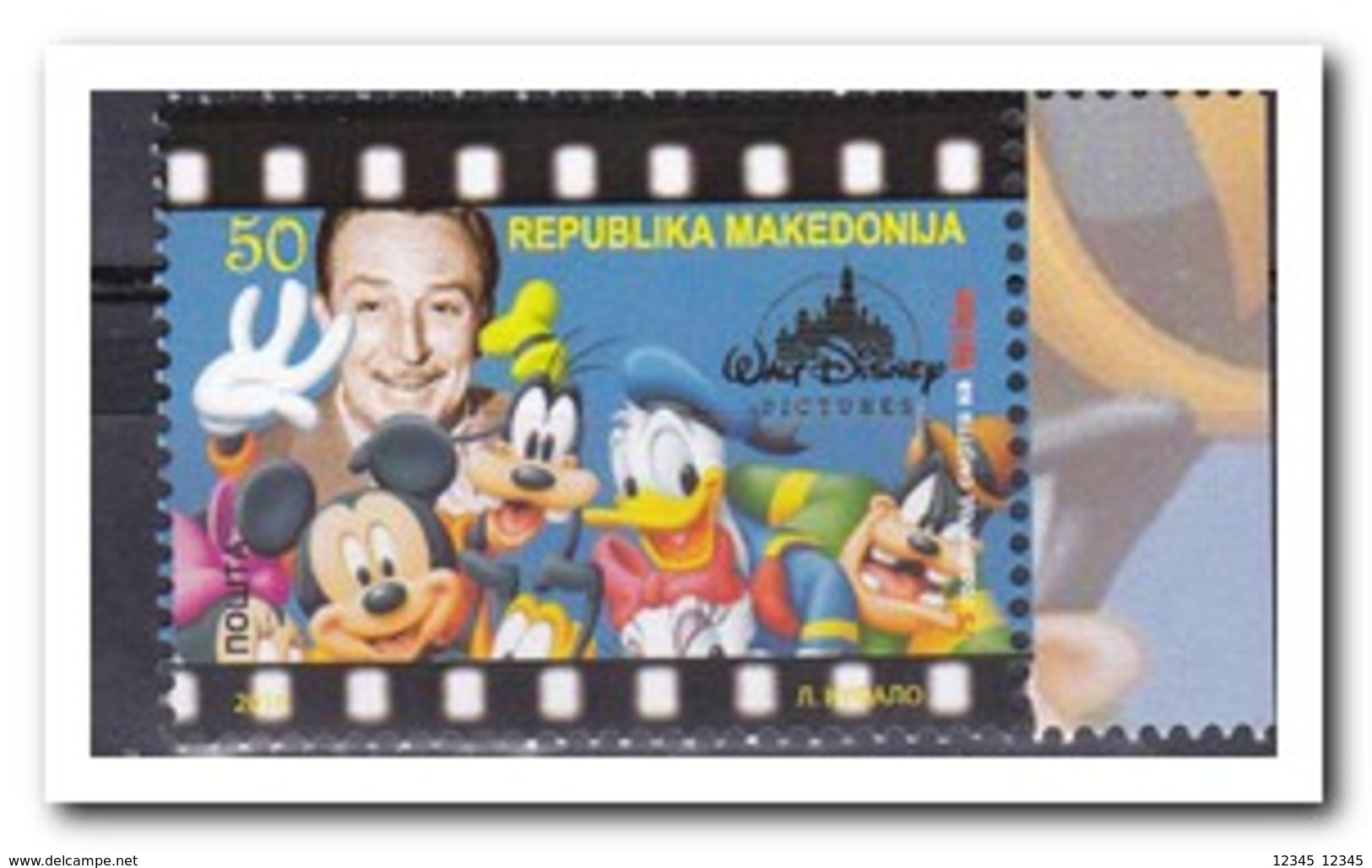 Macedonië 2016, Postfris MNH, Walt Disney - Unused Stamps