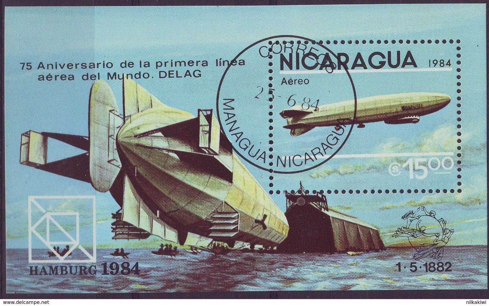 NICARAGUA - BL 99 ** + BL 166 (o) - Cote 8,50 Euro (K 37) - Nicaragua