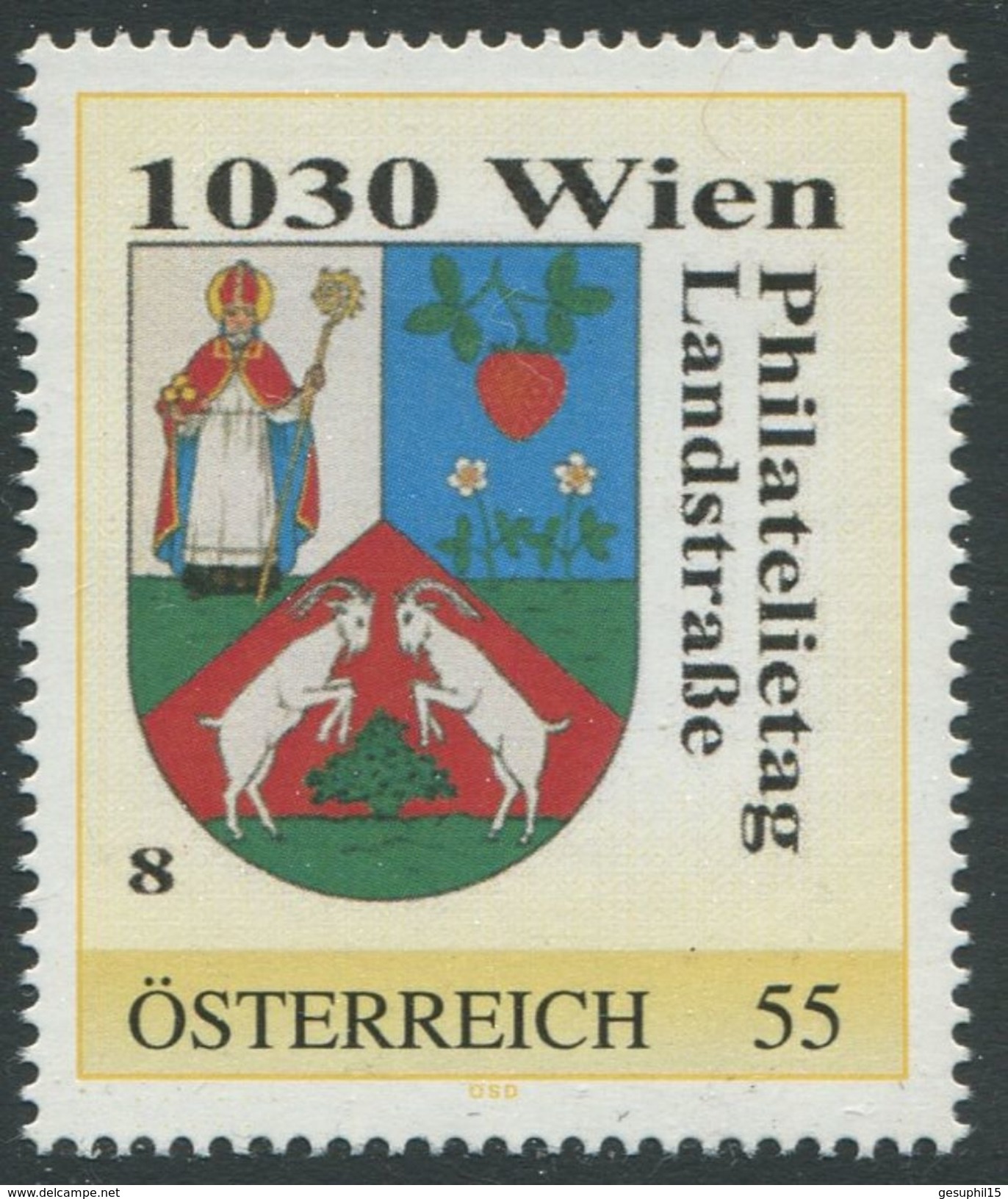 ÖSTERREICH / Philatelietag 1030 Wien / 8015554 / Postfrisch / ** / MNH - Personalisierte Briefmarken