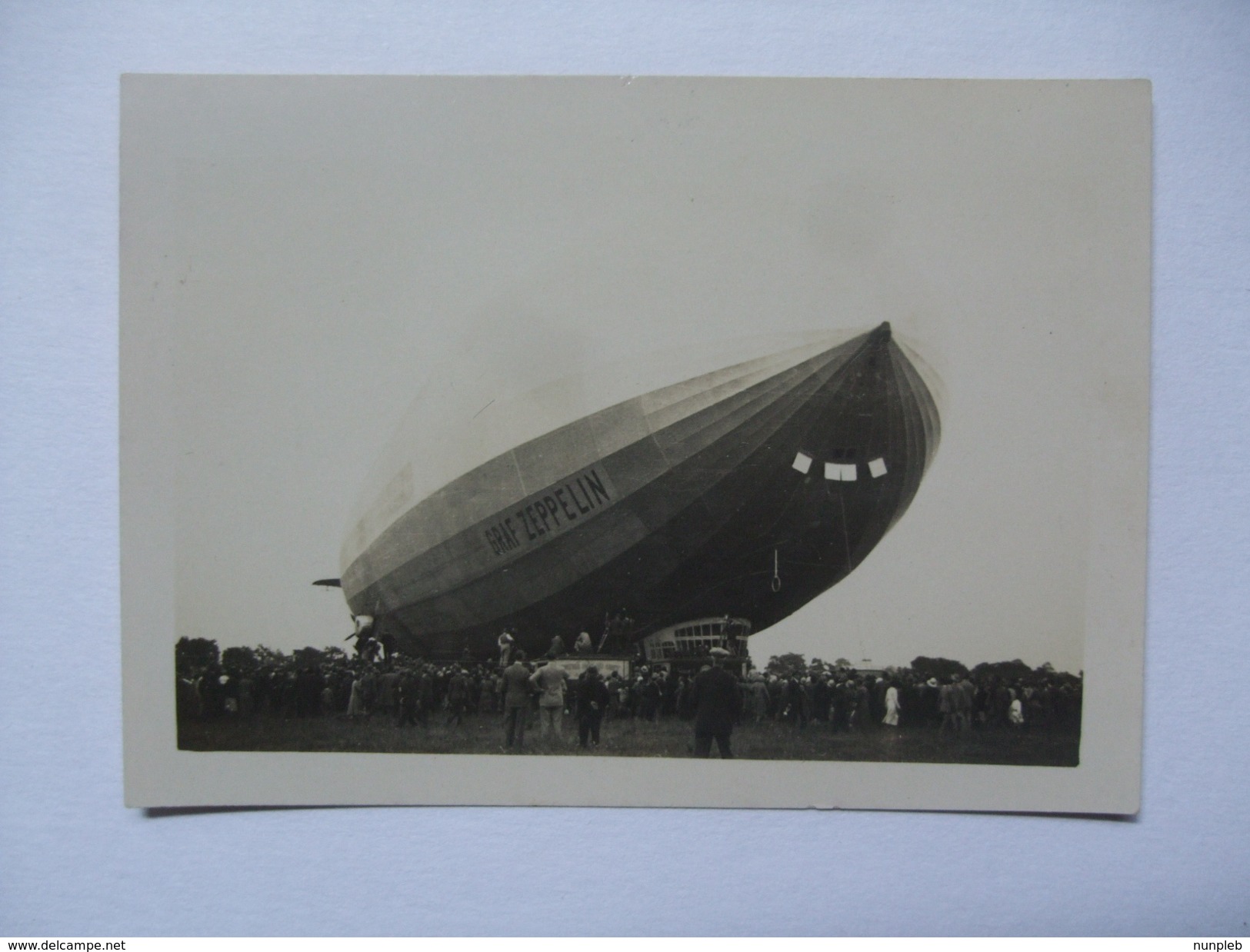 Graf Zeppelin - Real Photo 6.5 X 4.5 Cms - Luftfahrt