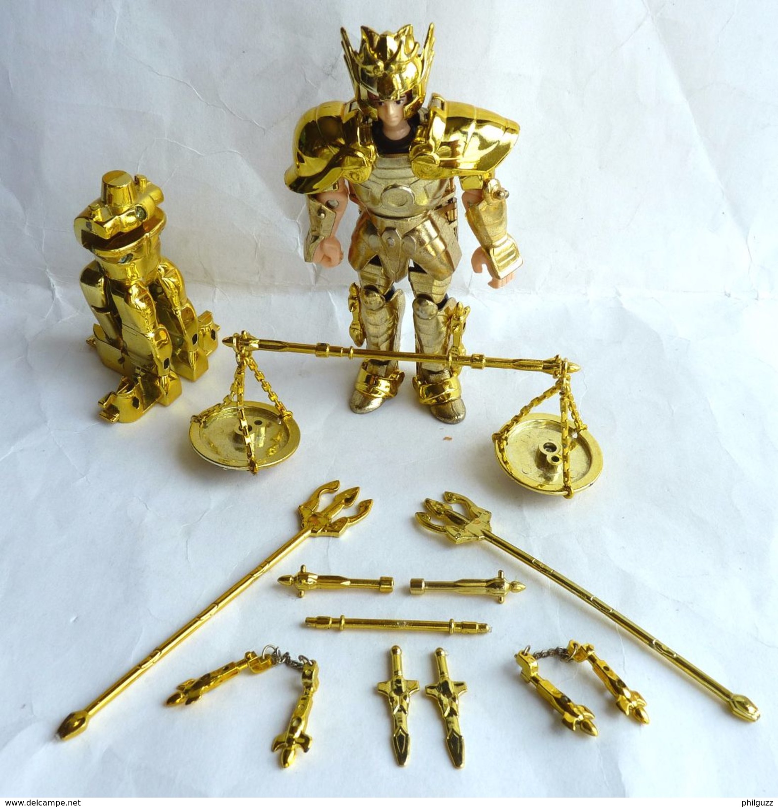 FIGURINE SAINT SEIYA CHEVALIER DU ZODIAQUE DOHKO DE LA BALANCE EN LOOSE  COMPLET ANNEE 87 BANDAI (2) - CHEVALIERS