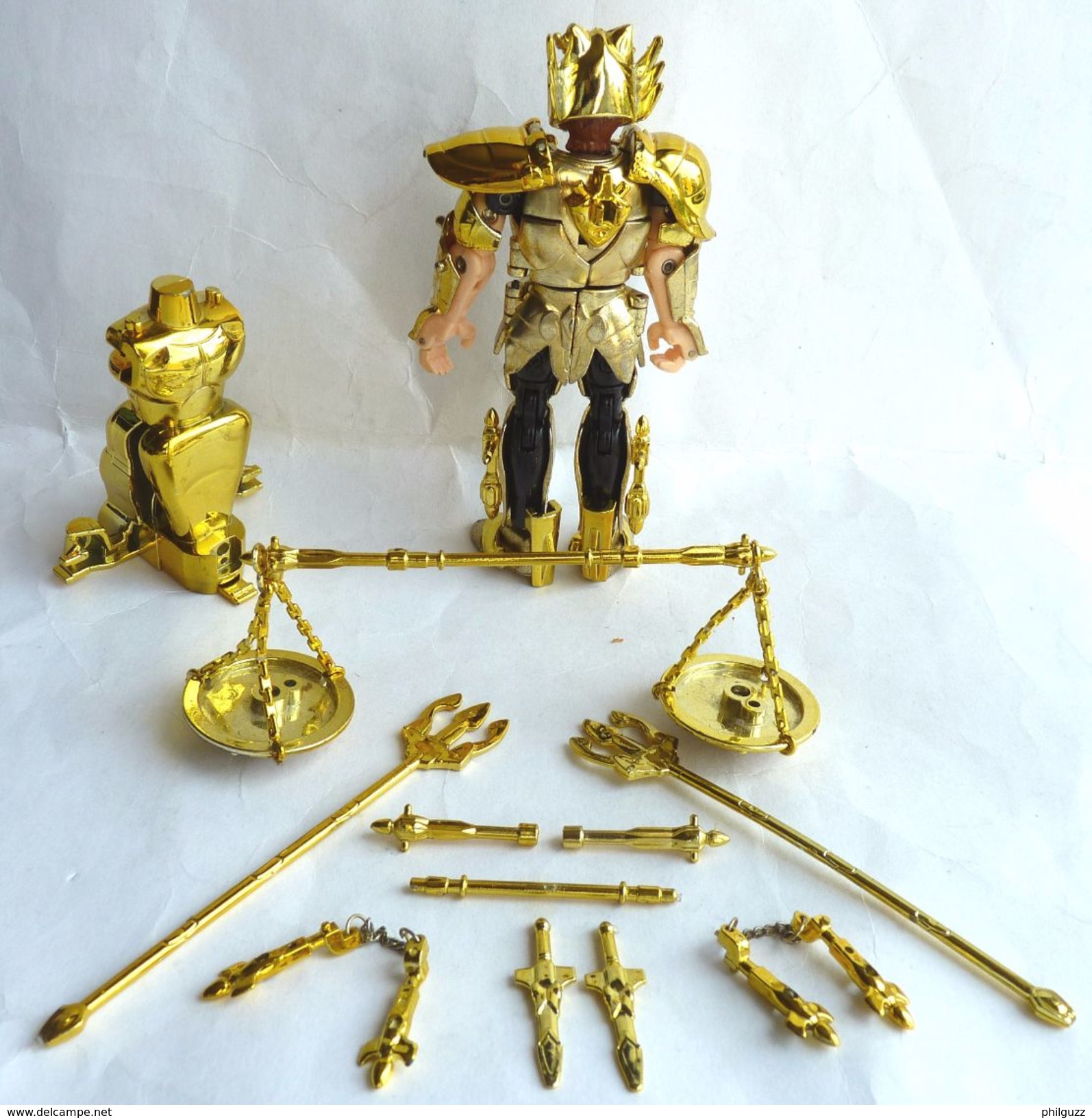 FIGURINE SAINT SEIYA  CHEVALIER DU ZODIAQUE DOHKO DE LA BALANCE EN LOOSE COMPLET ANNEE 87 BANDAI (2) - CHEVALIERS - Saint Seiya