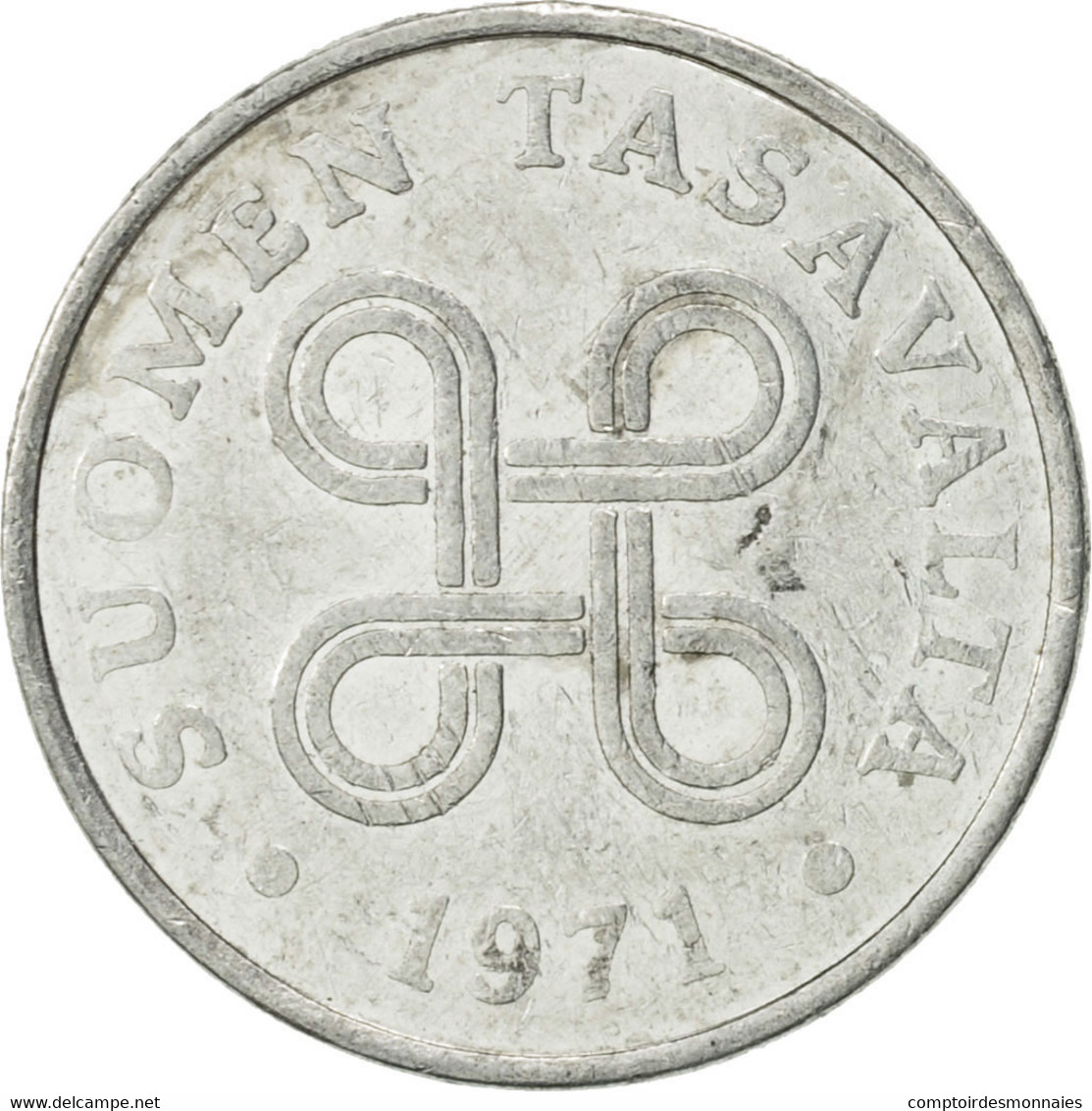 Monnaie, Finlande, Penni, 1971, TTB+, Aluminium, KM:44a - Finlande