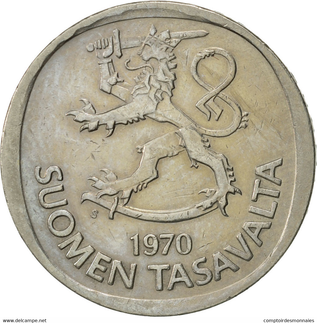 Monnaie, Finlande, Markka, 1970, TTB, Copper-nickel, KM:49a - Finlande