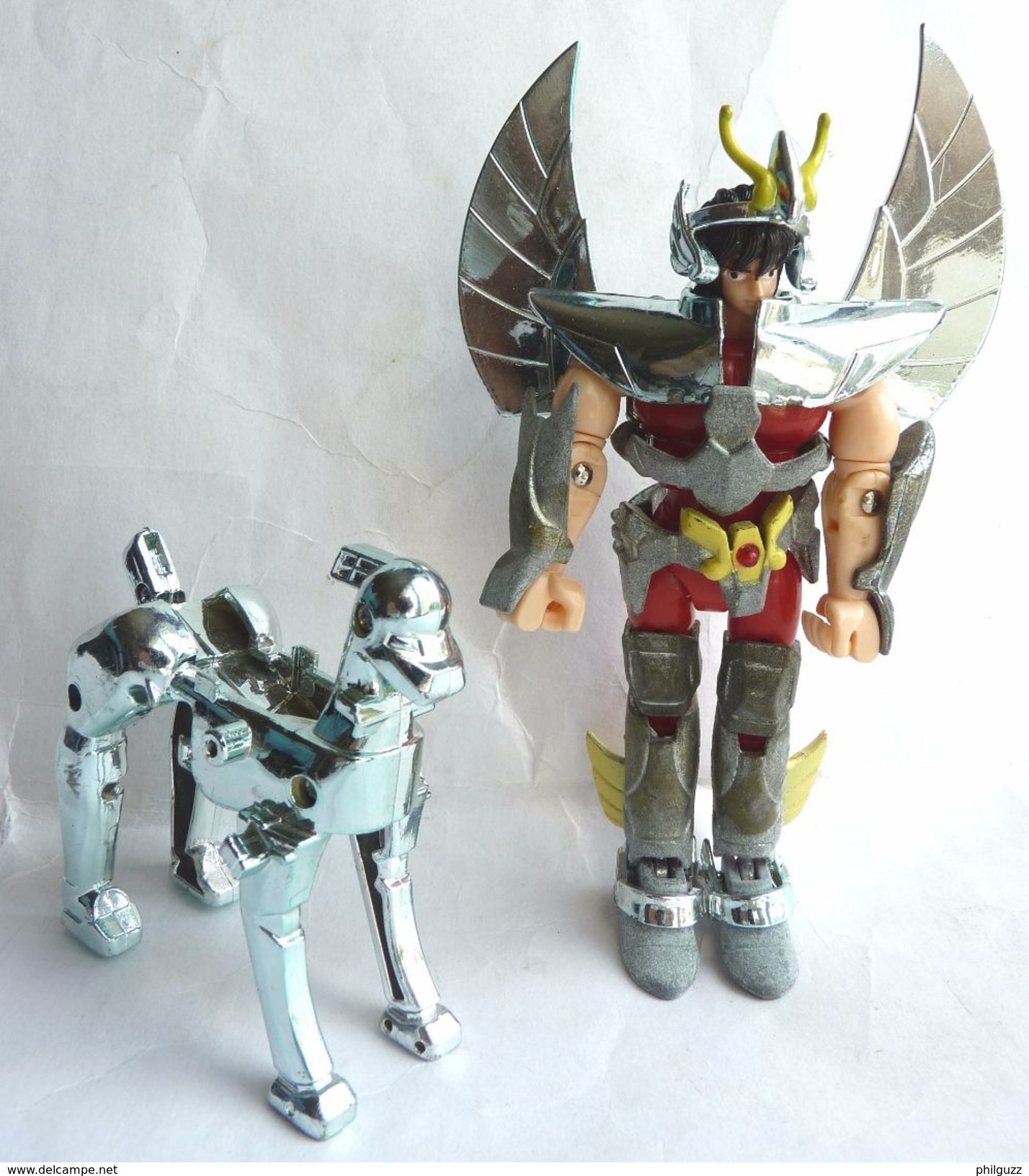 FIGURINE SAINT SEIYA  CHEVALIER DU ZODIAQUE PEGASSE DE BRONZE (3) EN LOOSE COMLET ANNEE 87 BANDAI - CHEVALIERS - Caballeros Del Zodiaco