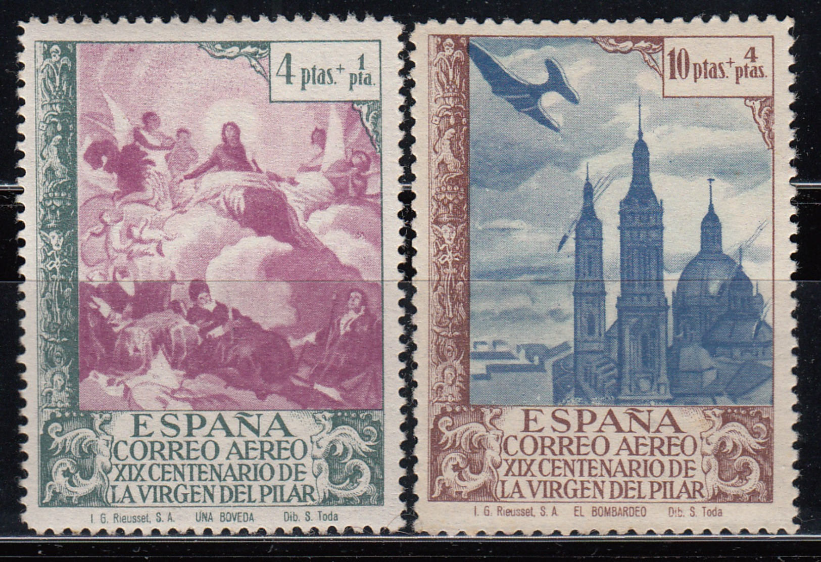 1940 EDIFIL Nº  904 / 913    ** / * - Unused Stamps