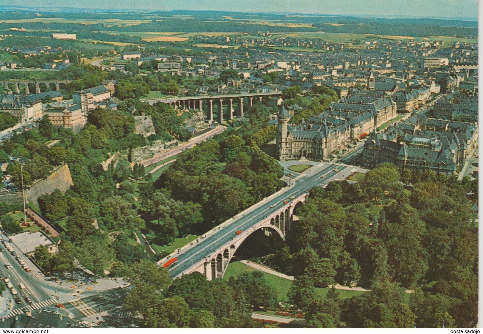 (LU106) LUXEMBOURG. PONT ADOLPHE ET AVENUE DE LA LIBERTE - Luxemburgo - Ciudad