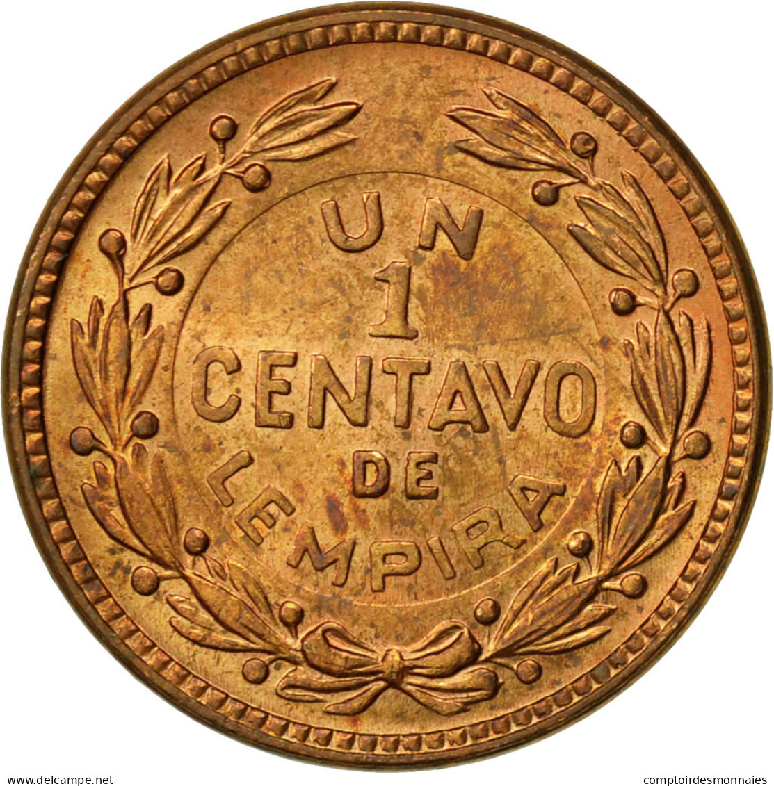 Monnaie, Honduras, Centavo, 1957, TTB+, Bronze, KM:77.2 - Honduras