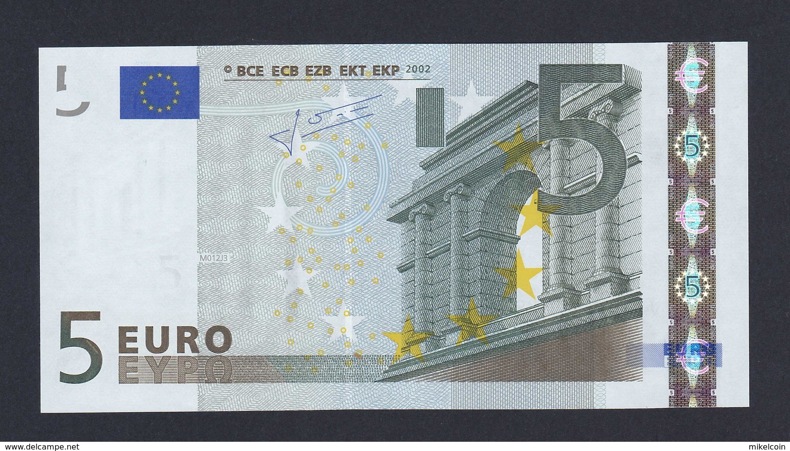 (BE015)  - 5 &euro; - SPAIN V - JC TRICHET - SC/UNC  (M012J3) - 5 Euro