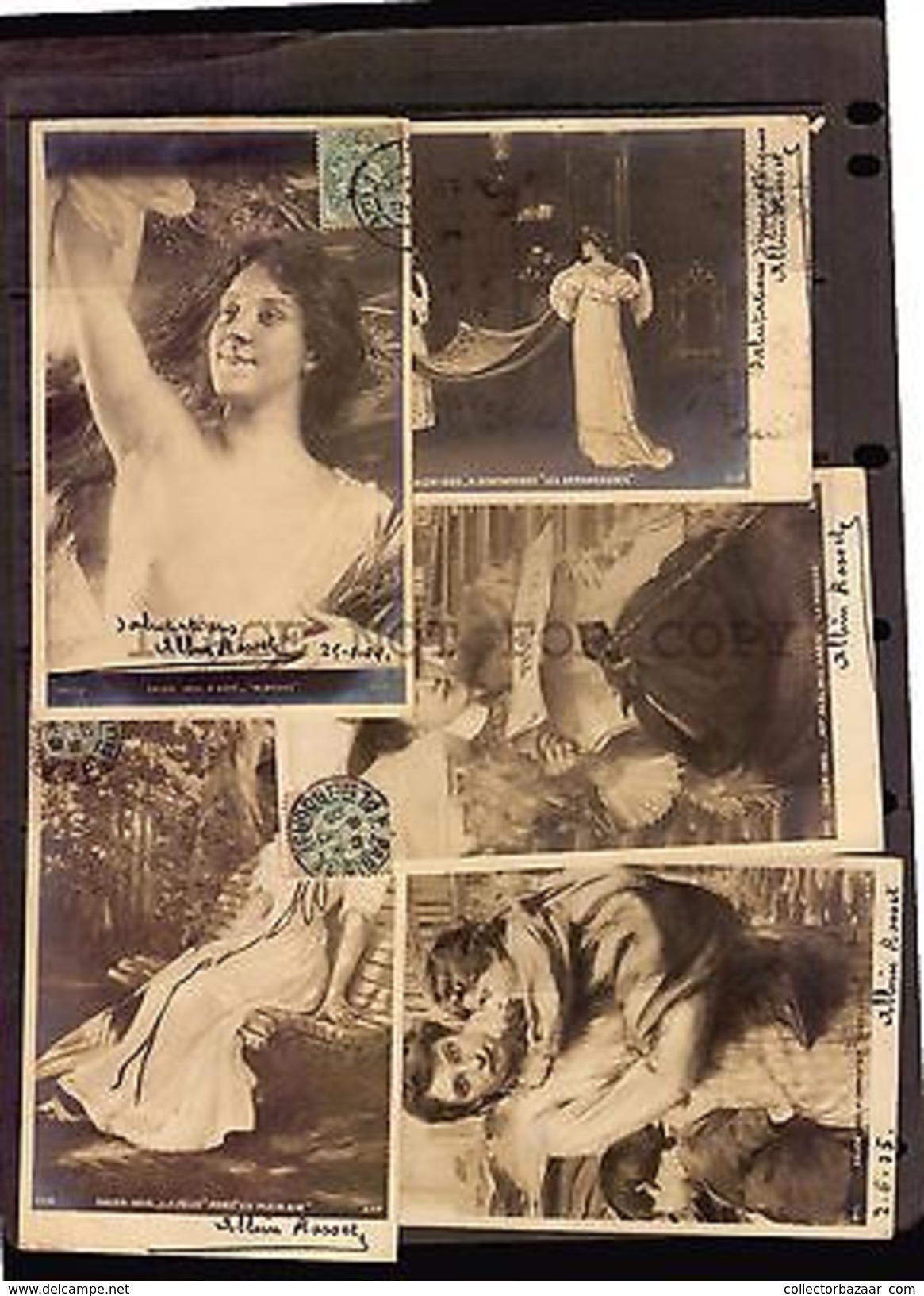 STUNNING LOT 22 VINTAGE CA 1900 POSTCARDS ART COLOR LITHO LOUVRE SALON PARIS - Other & Unclassified