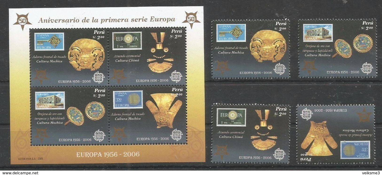 PERU - MNH - Art - Gold - Art - Europa - 2006 - Other & Unclassified