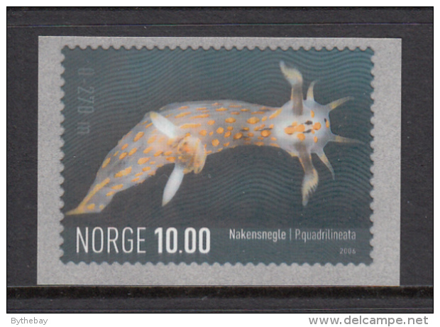 Norway 2006 Scott #1466 10k Polycera Quadrilineata - Unused Stamps