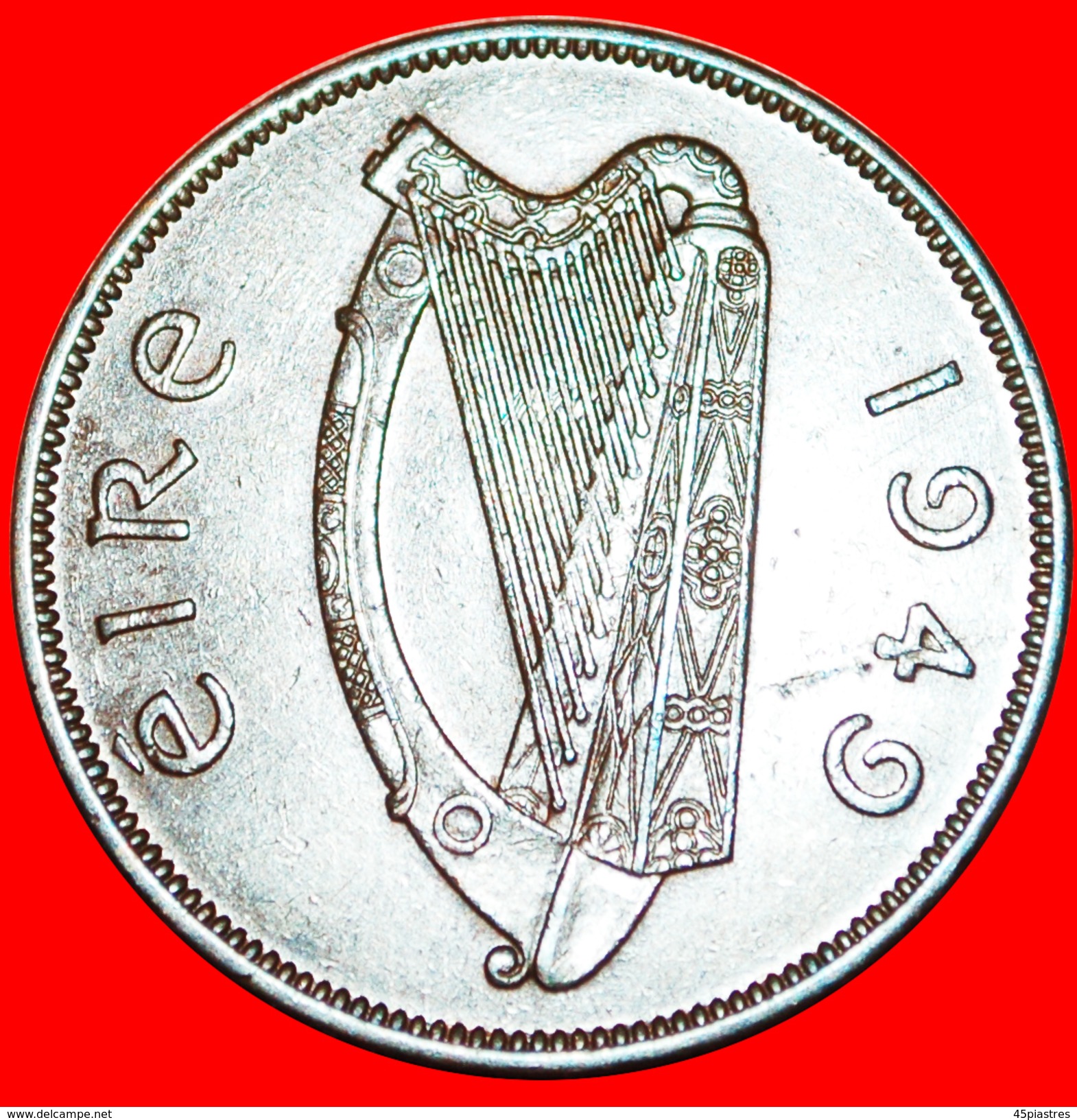 § HEN & CHICKS: IRELAND &#x2605; 1 PENNY 1949! LOW START&#x2605; NO RESERVE! - Irlande