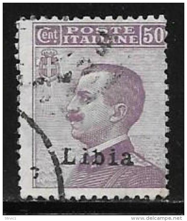 Libya, Scott #11 Used Italy Stamp , Overprinted, 1912 - Libya