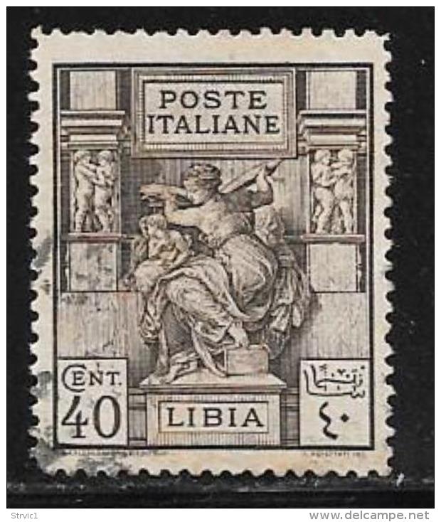 Libya, Scott #40 Used Sibyl, 1924 - Libya