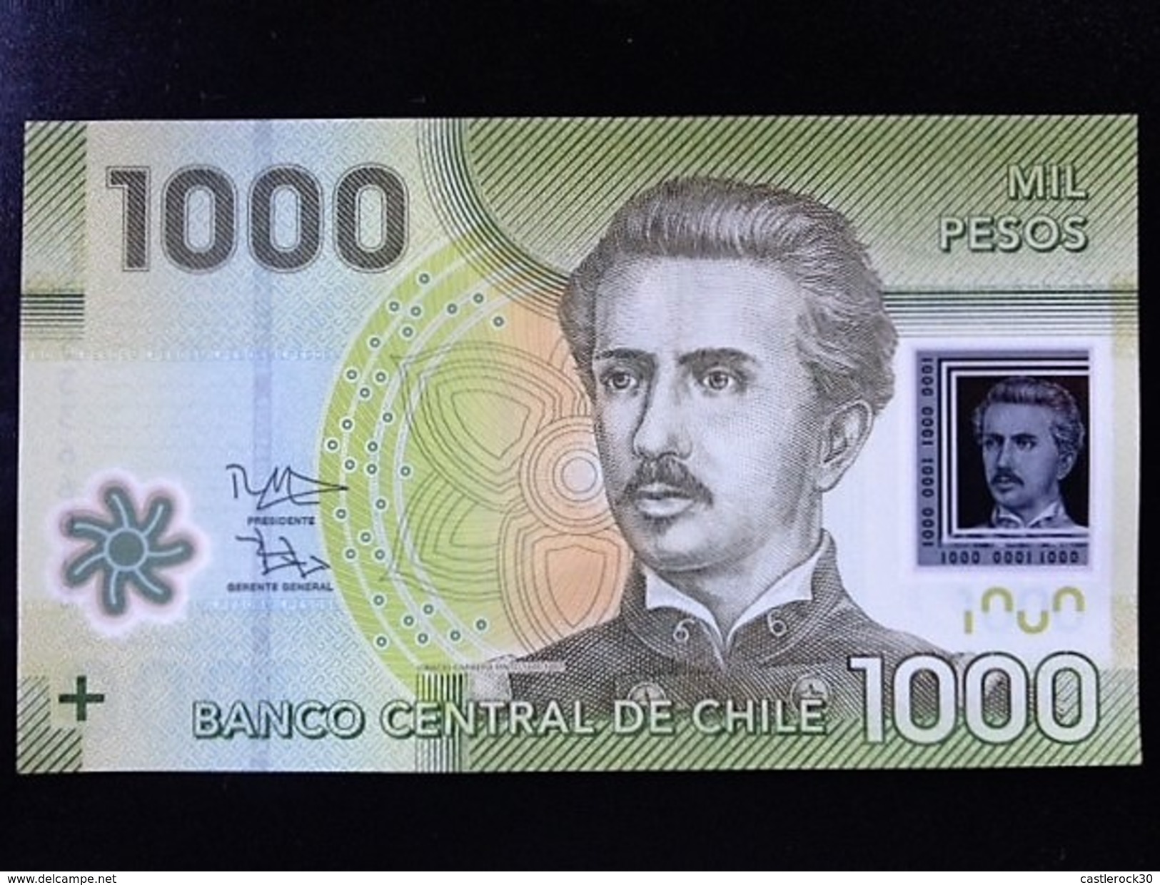 R)  2015 CHILE, BANKNOTE  1000 PESOS BUNDLE  POLYMER UNC - Chile