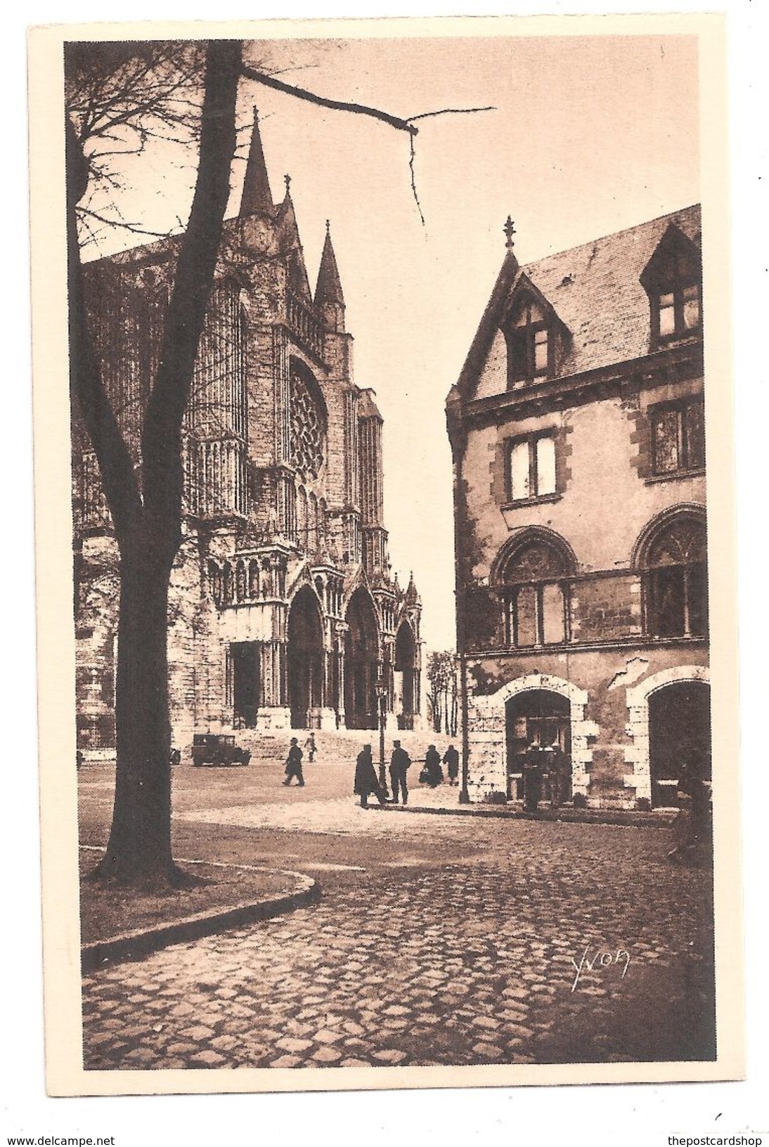 CPA 28 CHARTRES La Douce France No.16 L'Ancienne Poste Et Le Portail Sud Acheter Immédiatement - Chartres