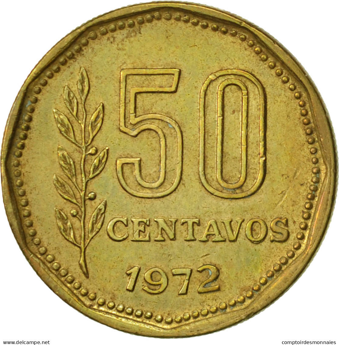 Monnaie, Argentine, 50 Centavos, 1972, TTB, Aluminum-Bronze, KM:68 - Argentina