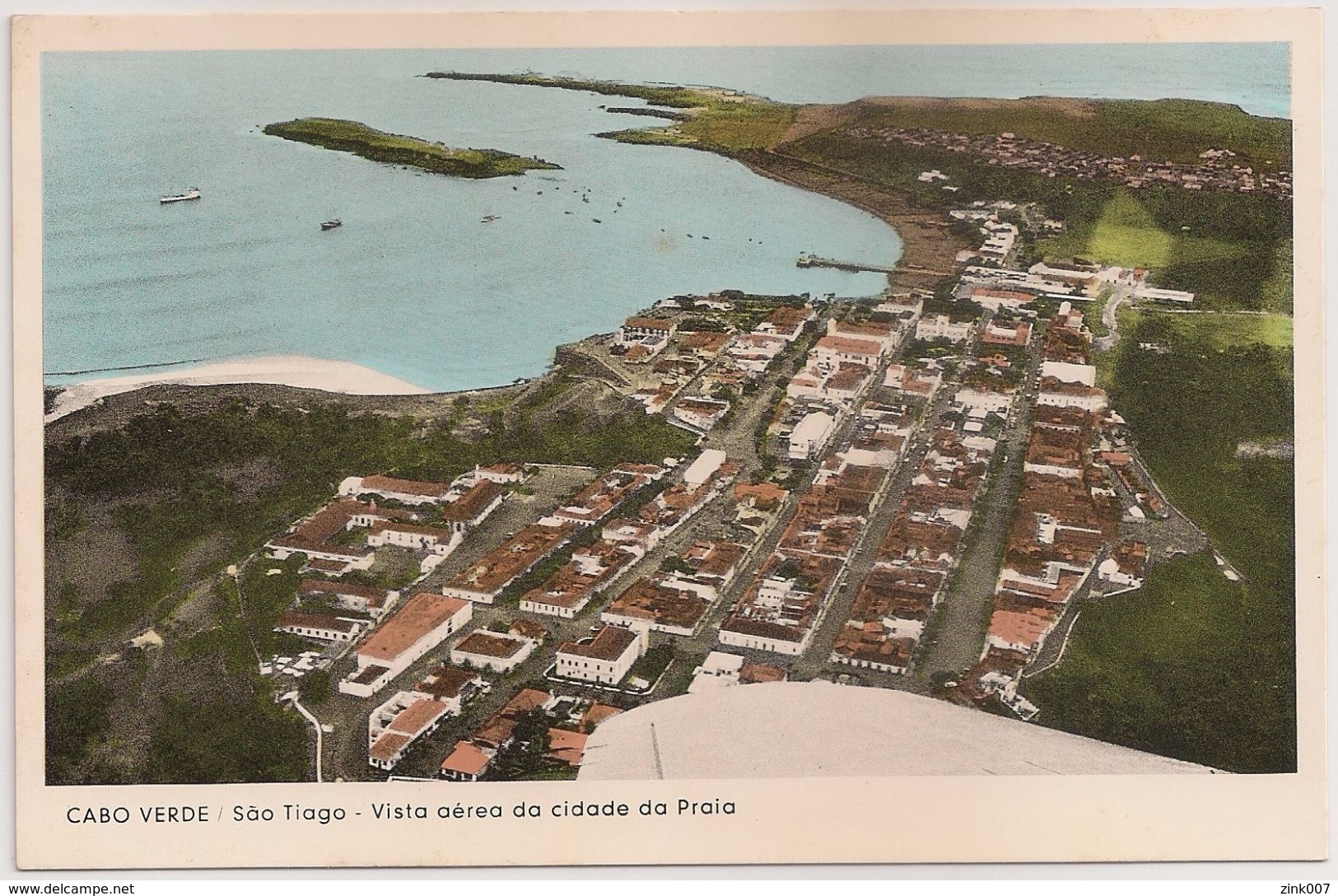 Postal Cabo Verde - Cape Verde - Ilha De São Tiago - Vista Aérea Da Cidade Da Praia - Carte Postale - Postcard - Cape Verde