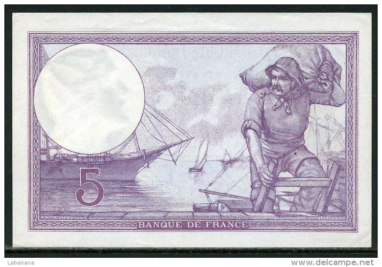 83-France Billet De 5 Francs 1918 B Z3818 Spl - 5 F 1917-1940 ''Violet''