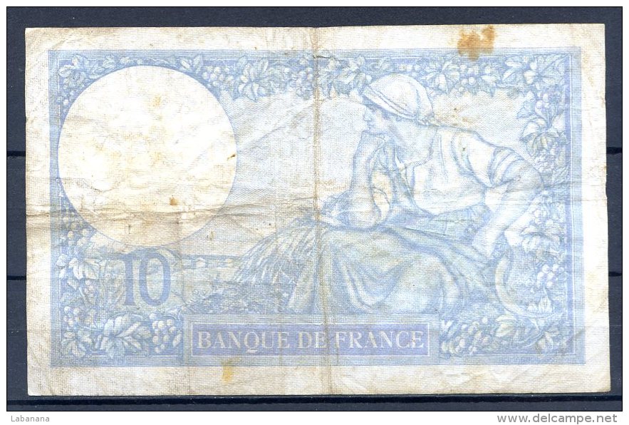 456-France Billet De 10 Francs 1939 TL U69277 - 10 F 1916-1942 ''Minerve''