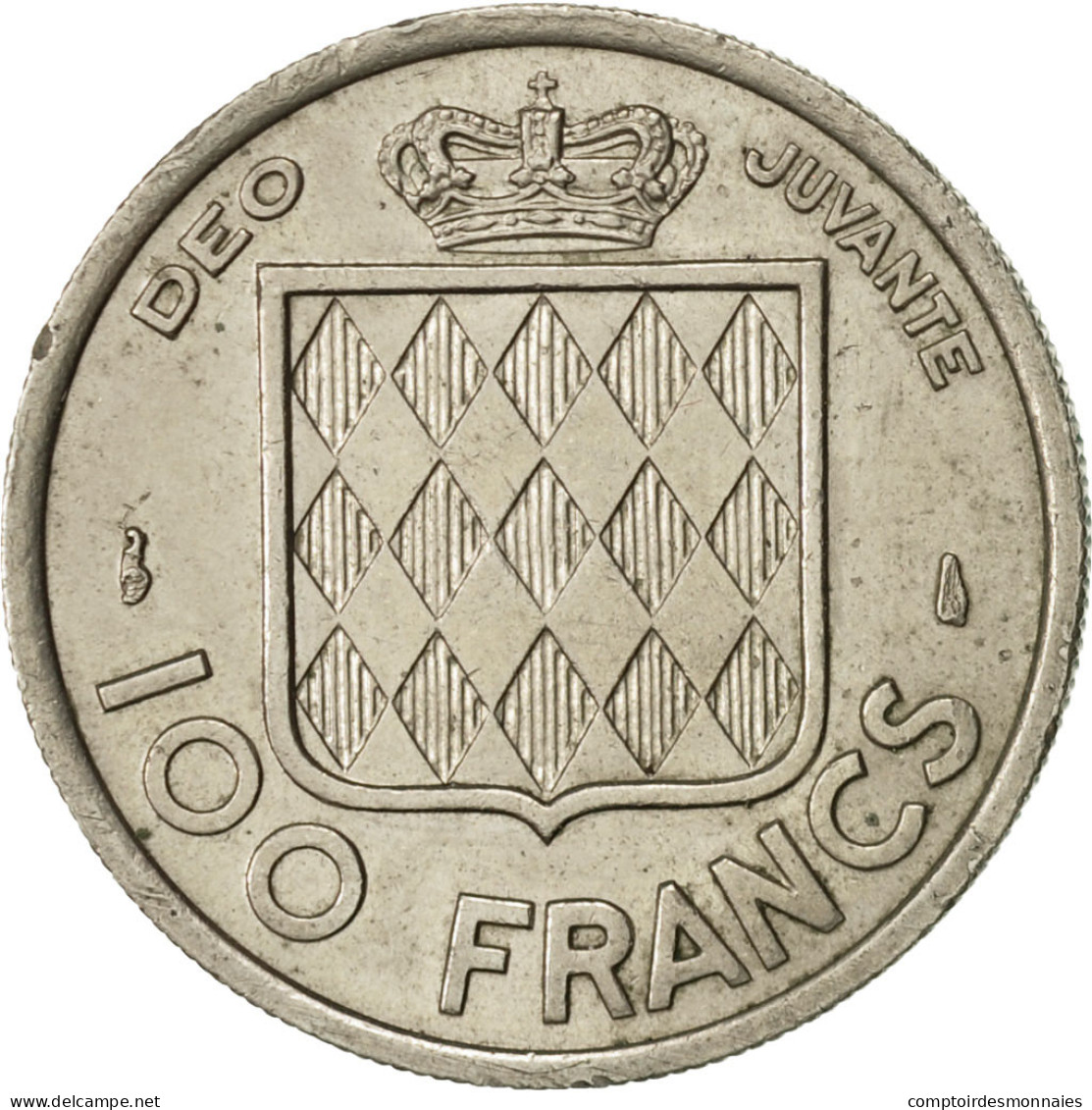 Monnaie, Monaco, Rainier III, 100 Francs, Cent, 1956, TTB+, Copper-nickel - 1949-1956 Oude Frank