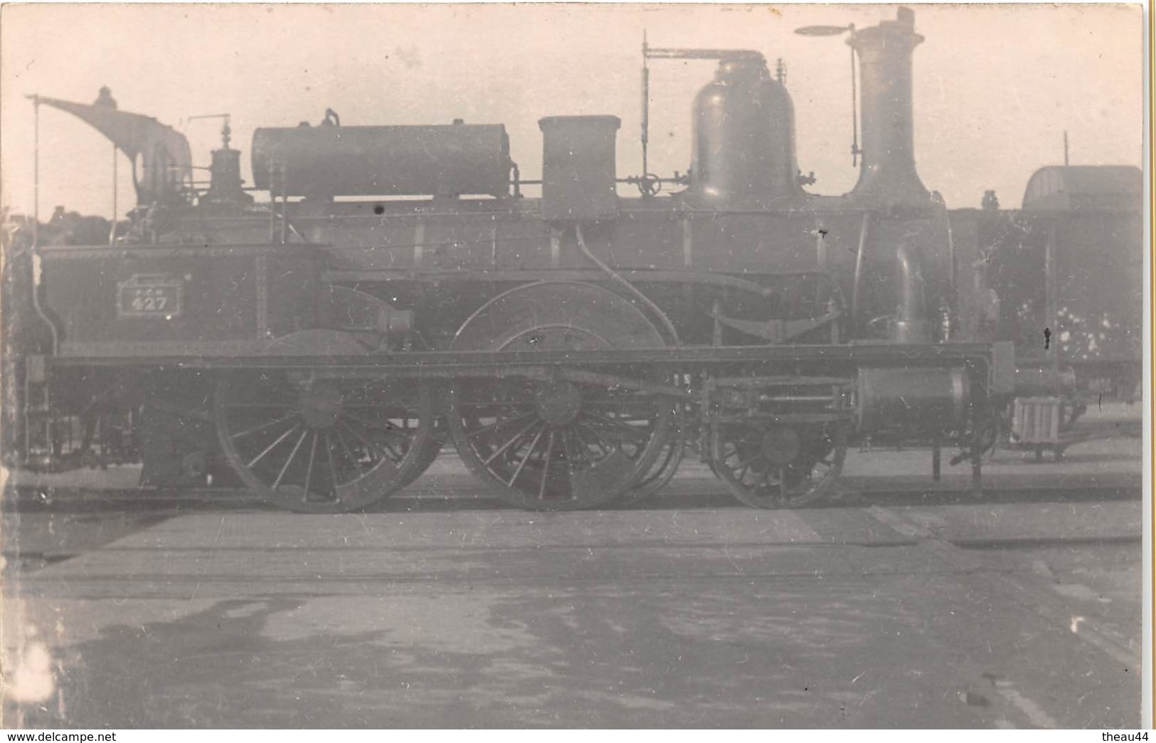 ¤¤  -  Carte-Photo Non Située   -  Chemin De Fer  -  Locomotive N° 427 Du P.L.M.  -  ¤¤ - Materiaal