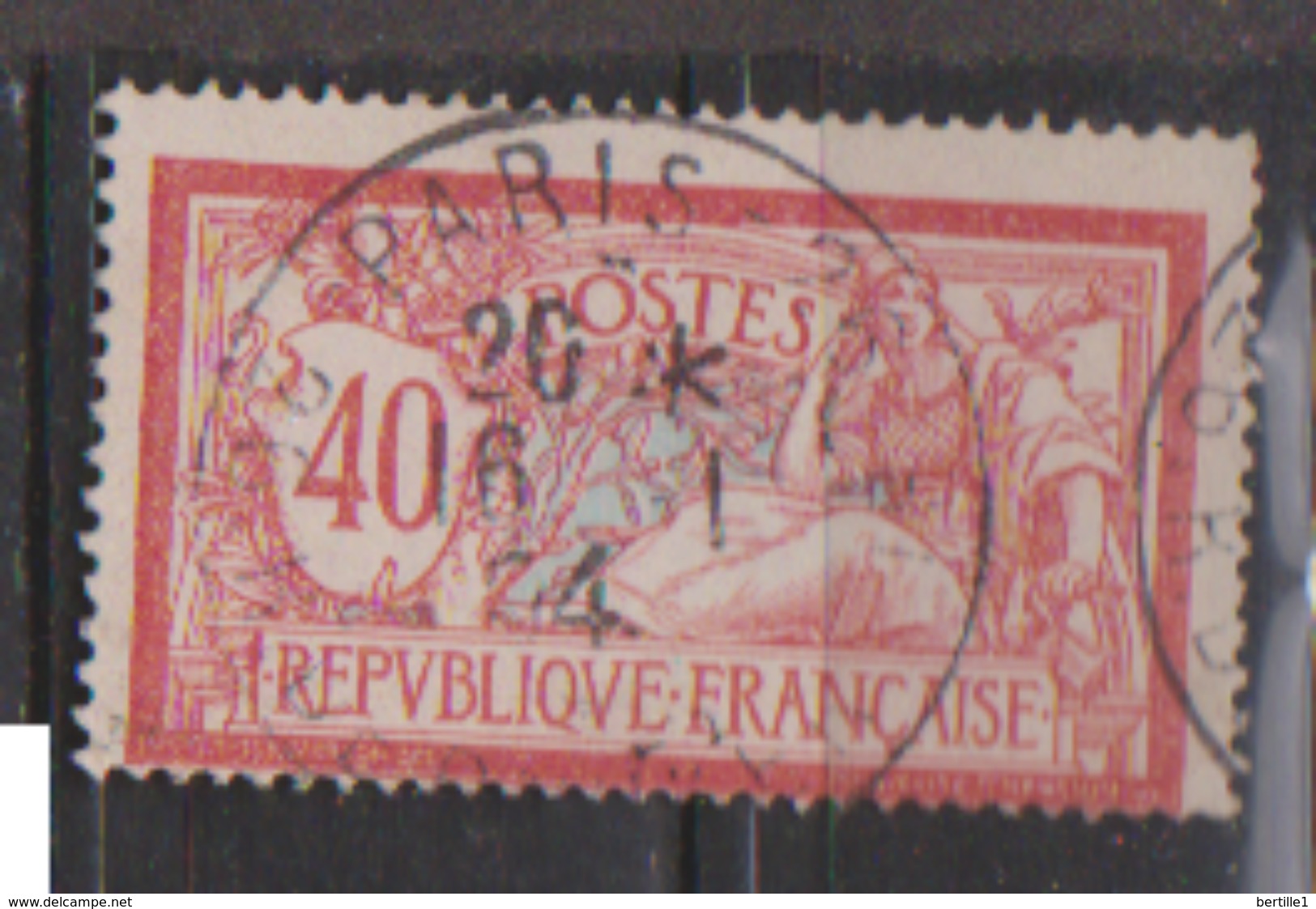 FRANCE      N° YVERT  :    119  ( 1 )  OBLITERE - 1900-27 Merson