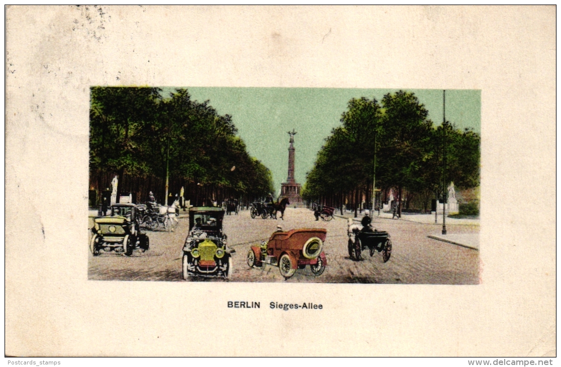 Berlin, Sieges-Allee, 1911 - Tiergarten