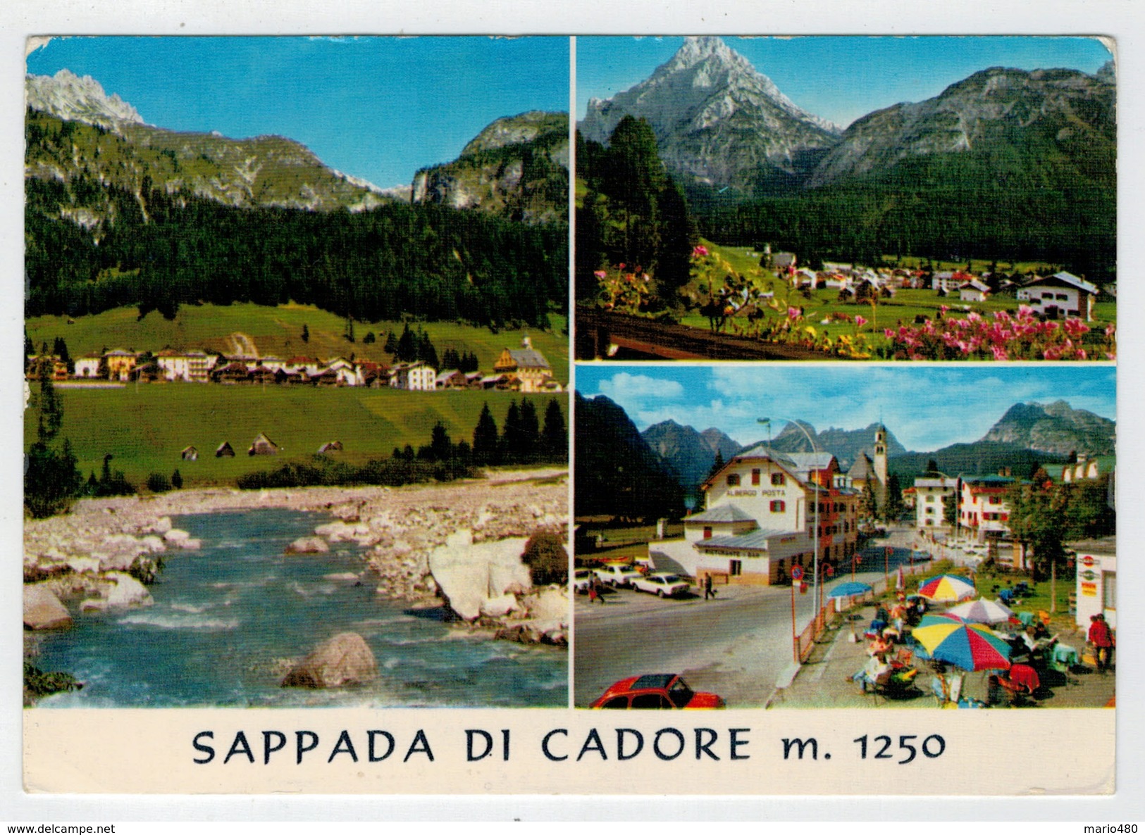 SAPPADA  DI  CADORE  (BL)    VEDUTE        (VIAGGIATA) - Altri & Non Classificati