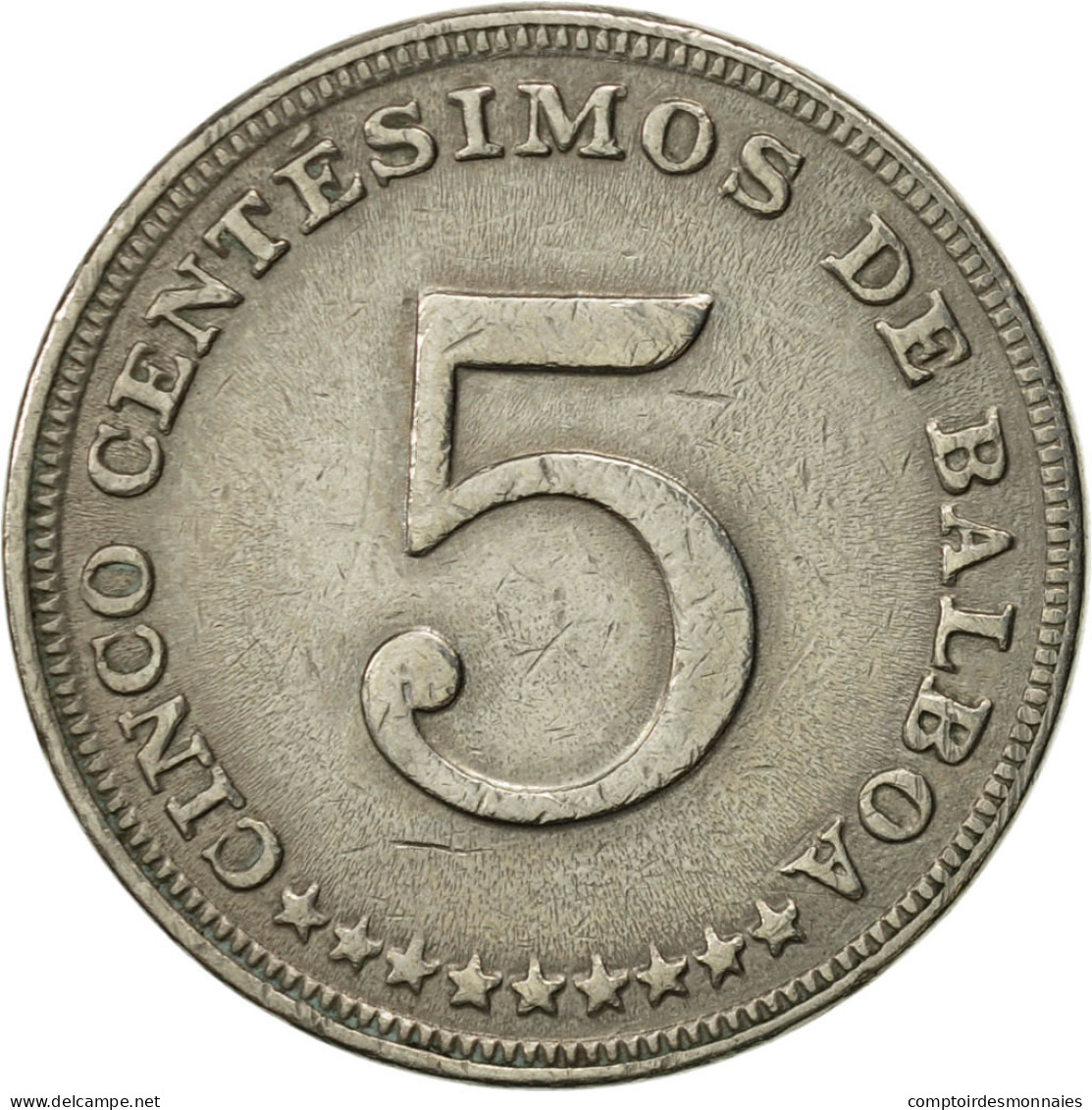 Monnaie, Panama, 5 Centesimos, 1982, TTB, Copper-nickel, KM:23.2 - Panamá