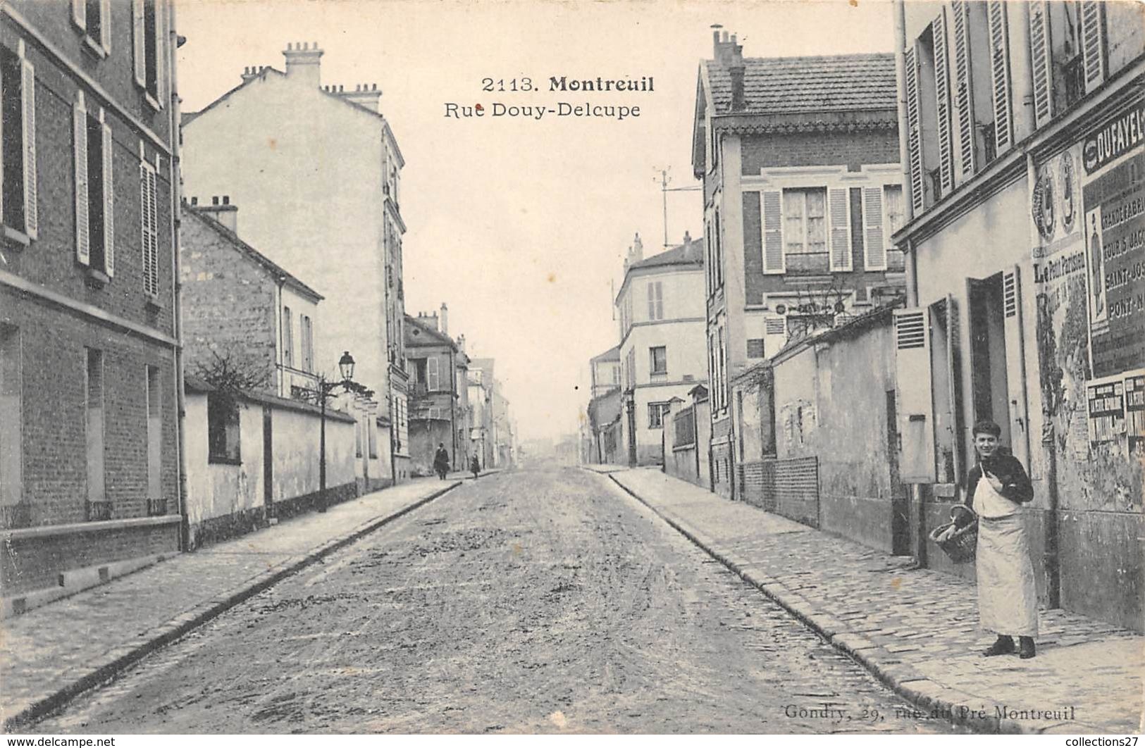 93-MONTREUIL- RUE DOUY-DELCUPE - Montreuil