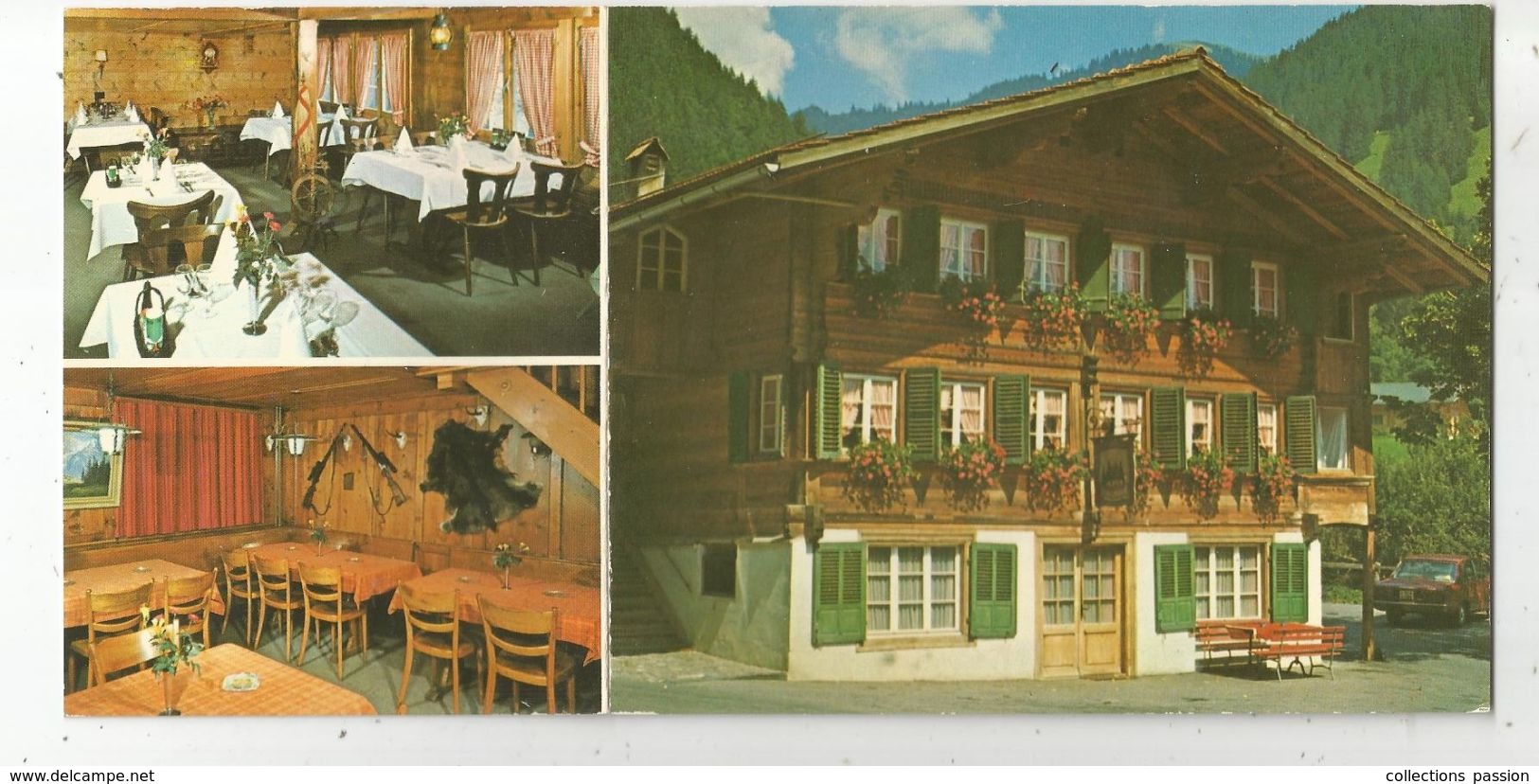 Carte De Visite , Facture , Restaurant , Allemagne , BLANKENBURG , 4 Pages , Multi Vues , 2 Scans - Cartes De Visite