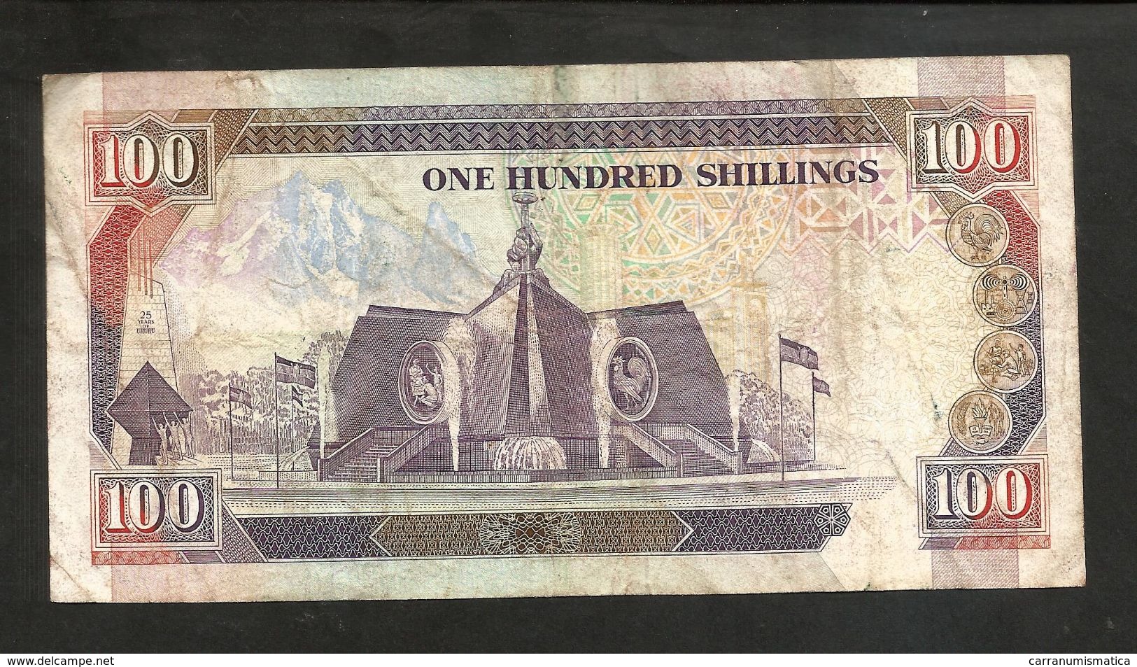 KENYA - CENTRAL BANK Of KENYA - 100 SHILLINGS (1990) - D. TOROITICH ARAP MOI - Kenia