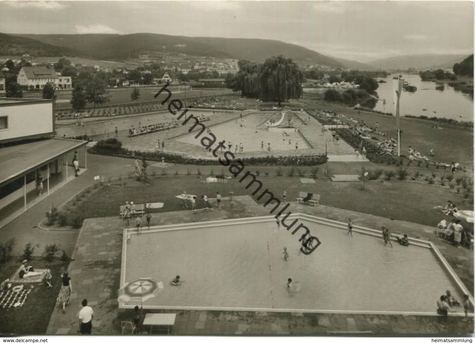 Lohr Am Main - Freibad - Foto-AK Grossformat - Verlag Gebr. Metz Tübingen - Lohr