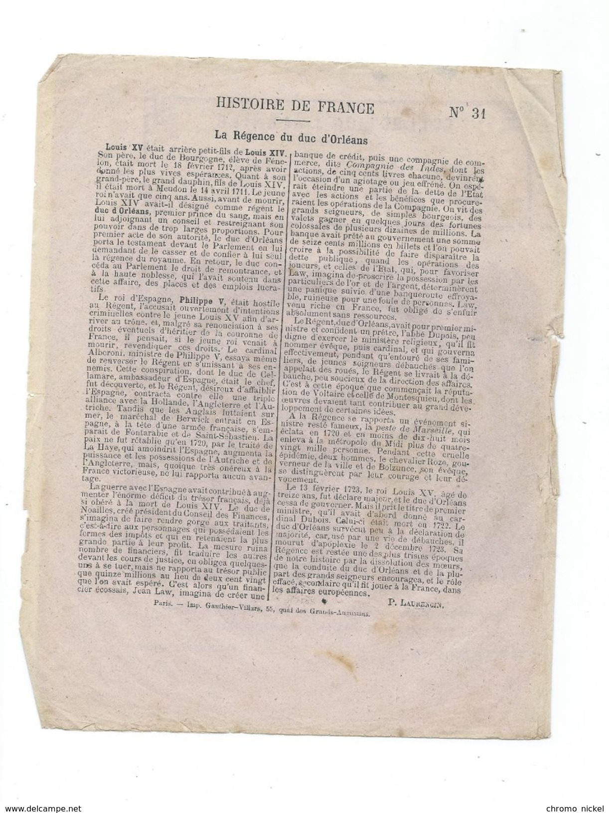 Chevalier D'Assas Duc D'Orléans Protège-cahier Couverture 195 X 150 Mm Chimie Métallurgie Etat Passable Mais RR. - Enfants