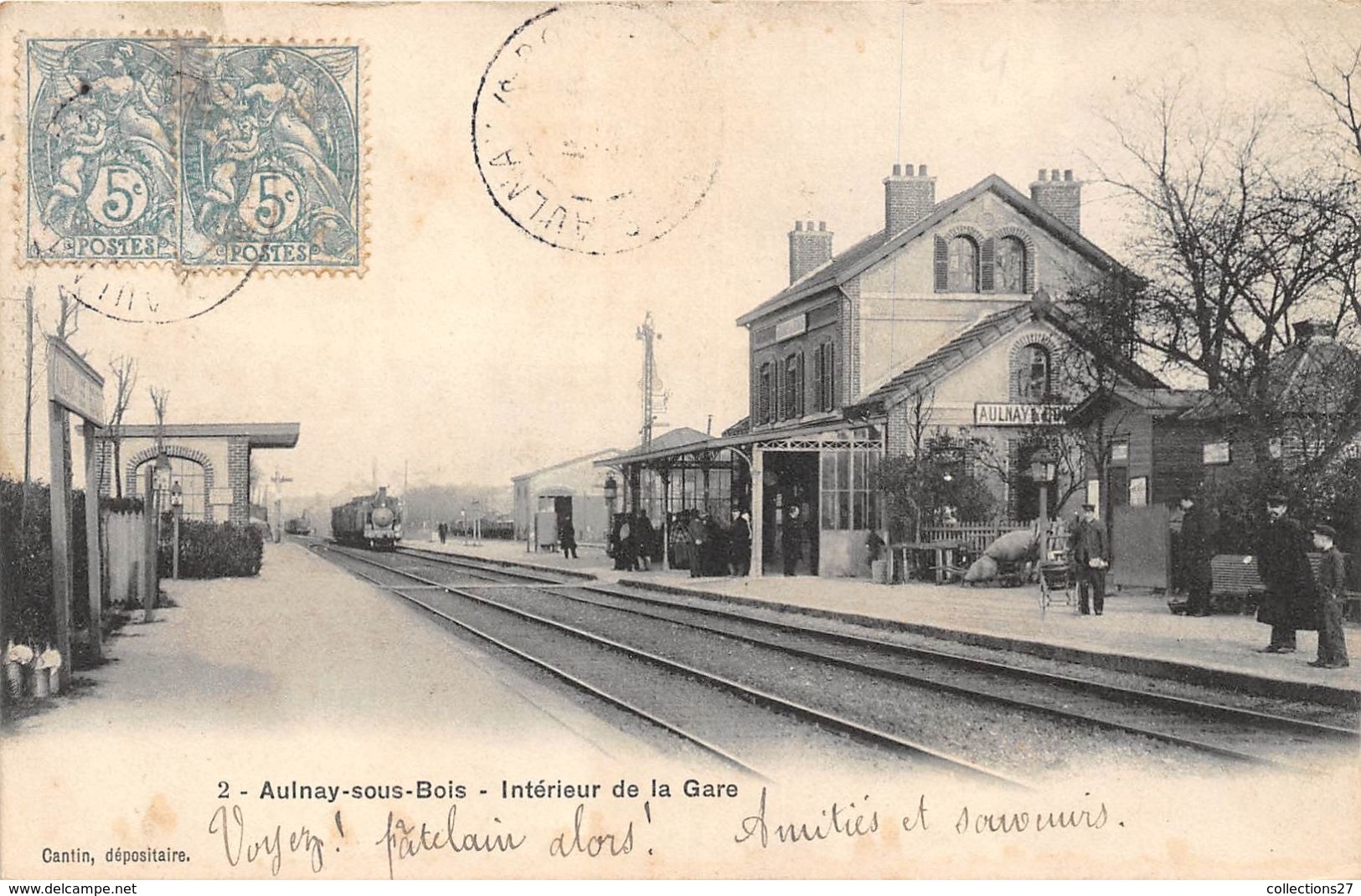 93-AULNAY-SOUS-BOIS- INTERIEUR DE LA GARE - Aulnay Sous Bois