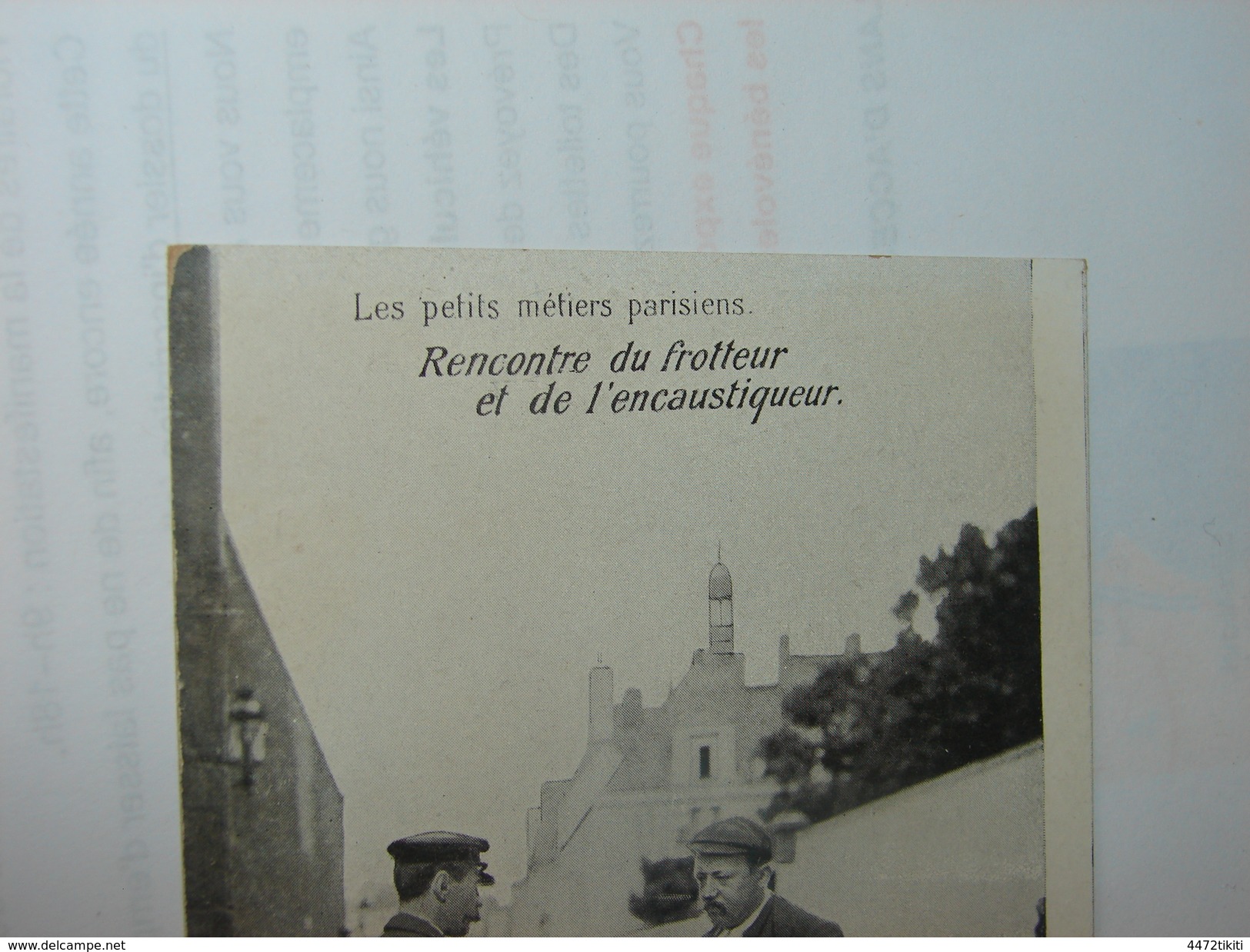 C.P.A.- Rencontre Du Frotteur Et De L'Encaustiqueur - 1910 - SUP (G94) - Street Merchants
