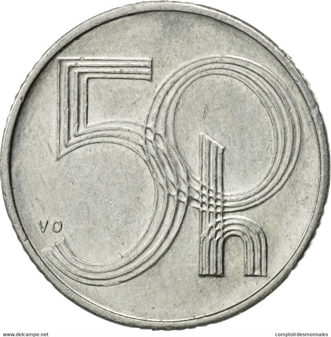 Monnaie, République Tchèque, 50 Haleru, 1993, SUP, Aluminium, KM:3.1 - Tchéquie
