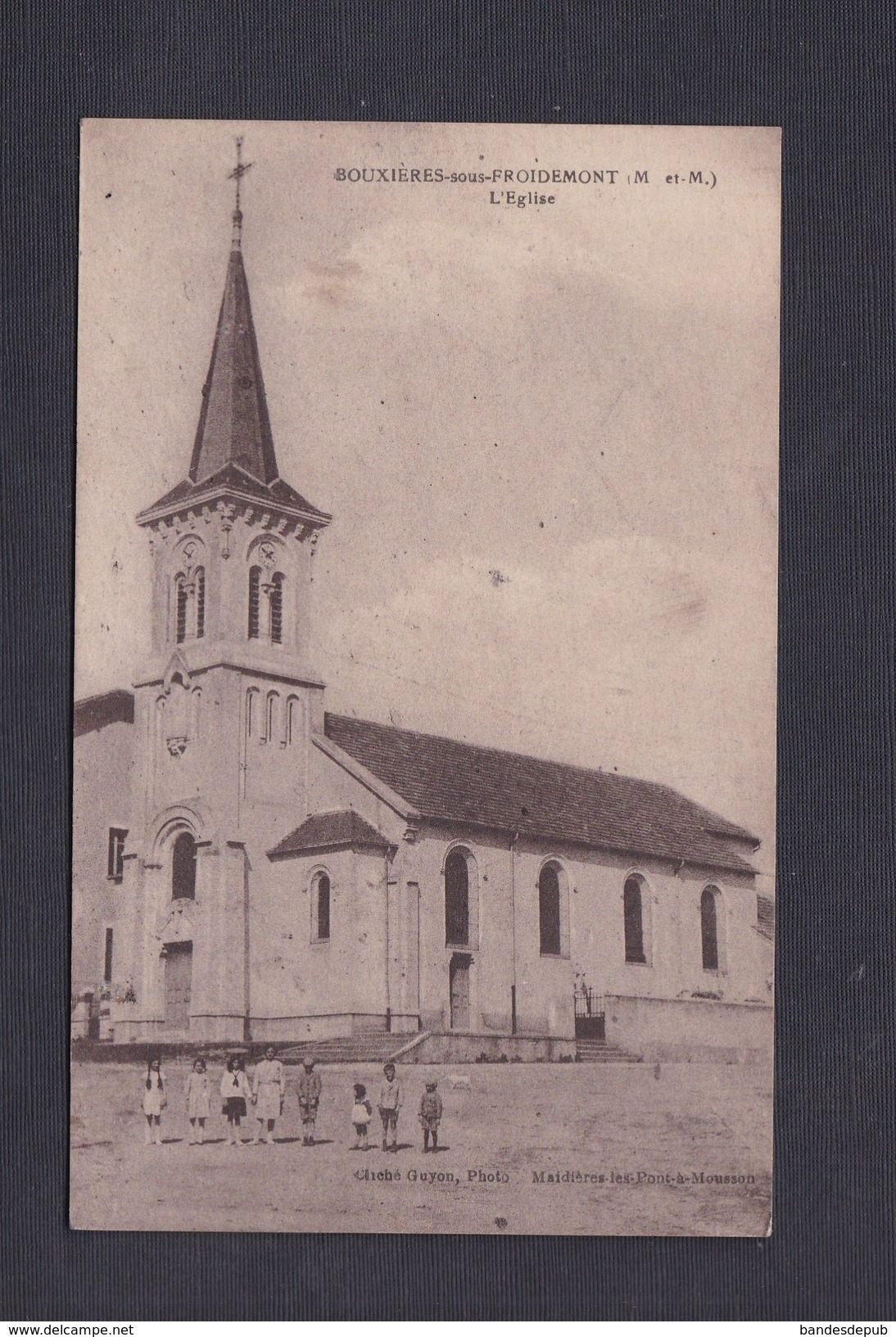 Vente Immediate Bouxieres Sous Froidemont (54) Eglise ( Animée Photo Guyon Maidieres Les Pont à Mousson) - Other & Unclassified