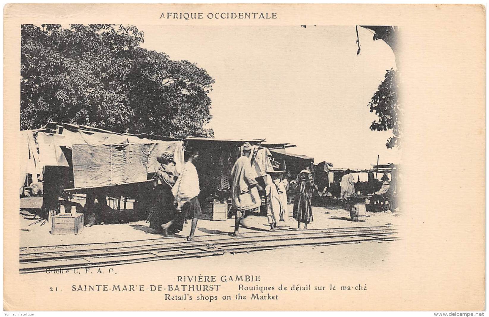 GAMBIE / Sainte Marie De Bathurst - Boutiques De Détail Sur Le Marché - Gambia