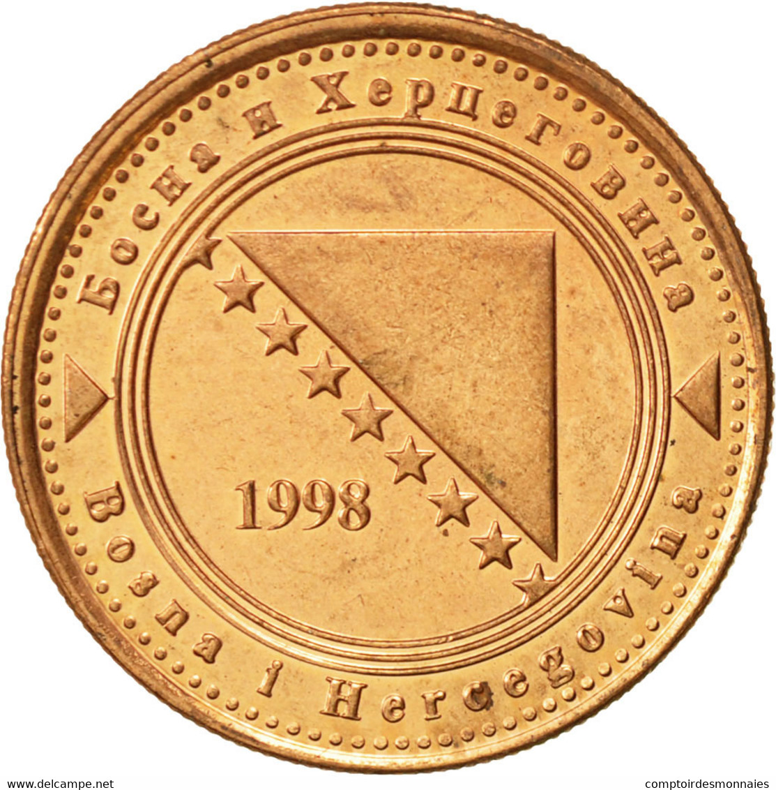 Monnaie, BOSNIA-HERZEGOVINA, 20 Feninga, 1998, British Royal Mint, SUP, Copper - Bosnie-Herzegovine