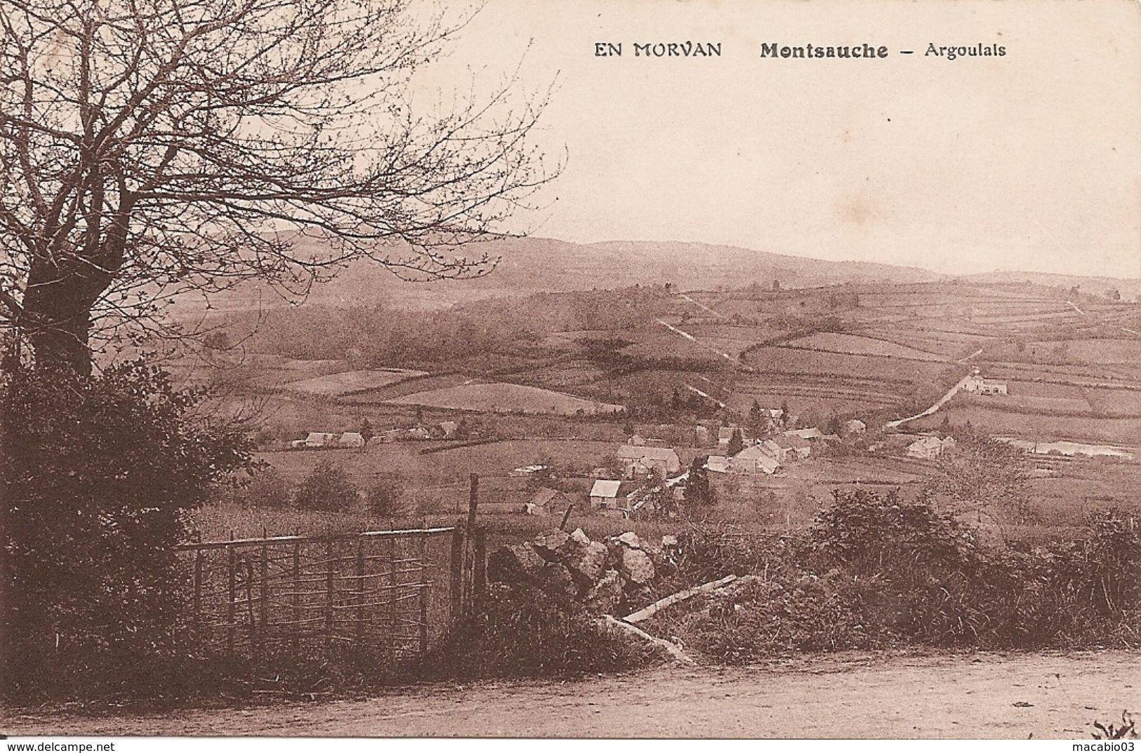 58  Nièvre  :  Montsauche    En Morvan   Argoulais  Réf 3252 - Montsauche Les Settons