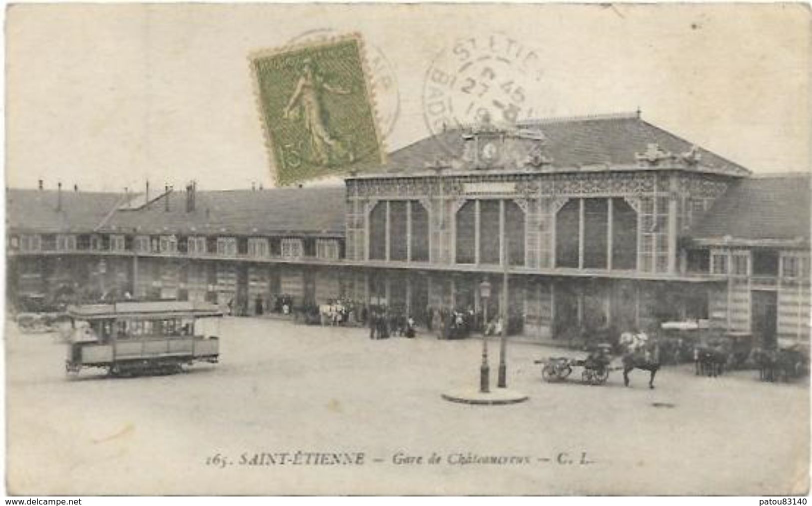 42. ST ETIENNE. N165.  GARE DE CHATEAUEREUX - Saint Etienne