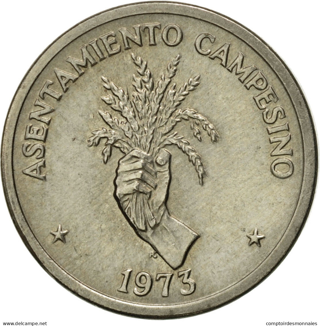 Monnaie, Panama, 2-1/2 Centesimos, 1973, SUP, Copper-Nickel Clad Copper, KM:32 - Panama