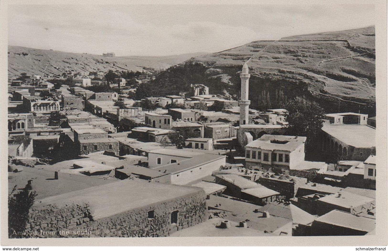 AK Amman From The South Moschee Mosque Mosquée Jordanien Jordan Jordanie Arabien Arabia Arabie Asien Asia Asie - Jordanie