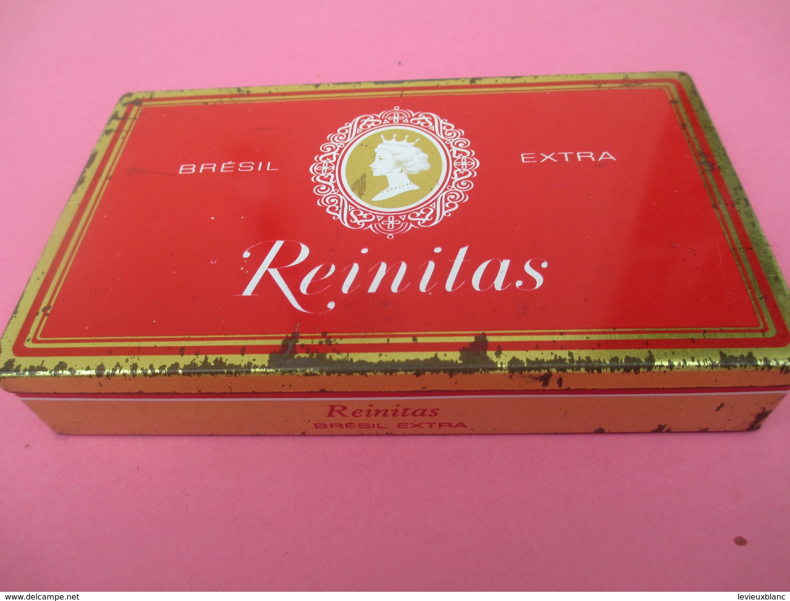 Boite Métallique Ancienne/Cigarillos  /Reinitas/Bresil Extra / Régie Française Des Tabacs/ Vers 1970 -1980      BFPP141 - Boxes