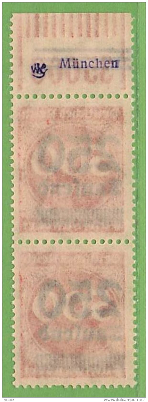 MiNr.296 OR OPD H München Geprüft Deutsches Reich - Other & Unclassified