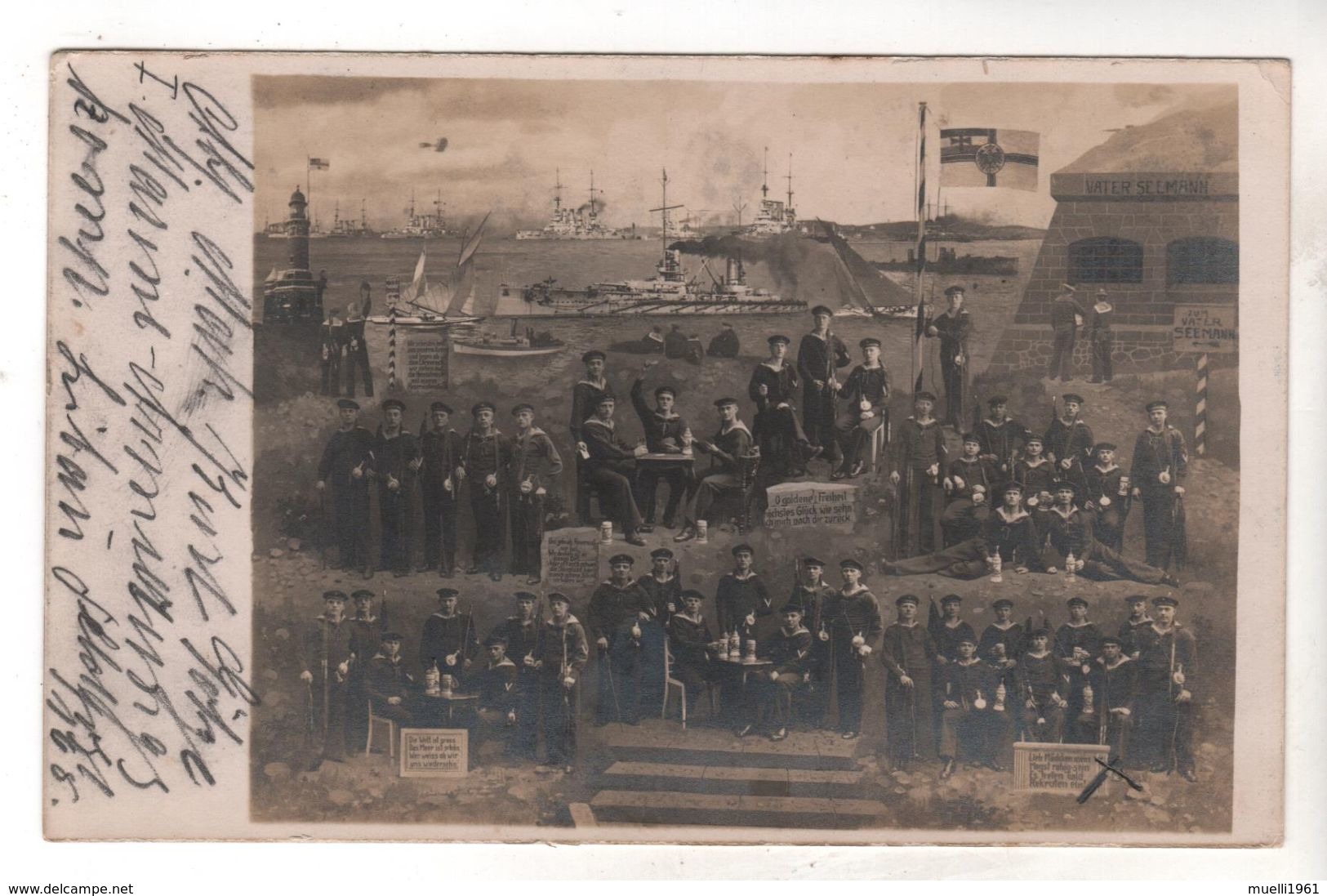 Nr.  8940,  Kaiserliche Marine Feldpost,  Libau, Lettland - War 1914-18