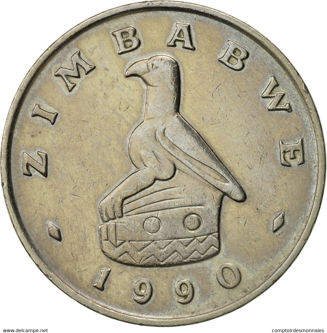 Monnaie, Zimbabwe, 50 Cents, 1990, TTB, Copper-nickel, KM:5 - Simbabwe